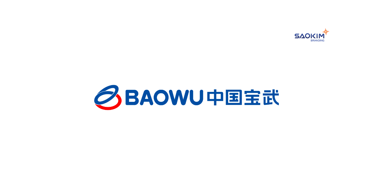 mẫu thiết kế logo công ty thép China Baowu Gropu