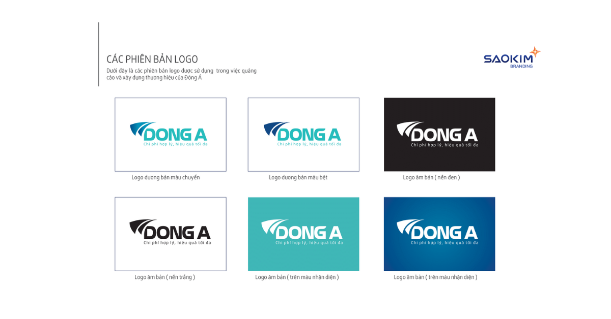 mẫu thiết kế logo công ty thép Đông Á