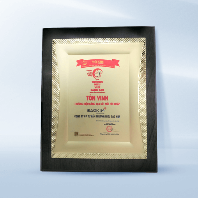 Giải thưởng Tôn vinh thương hiệu sáng tạo đổi mới hội nhập