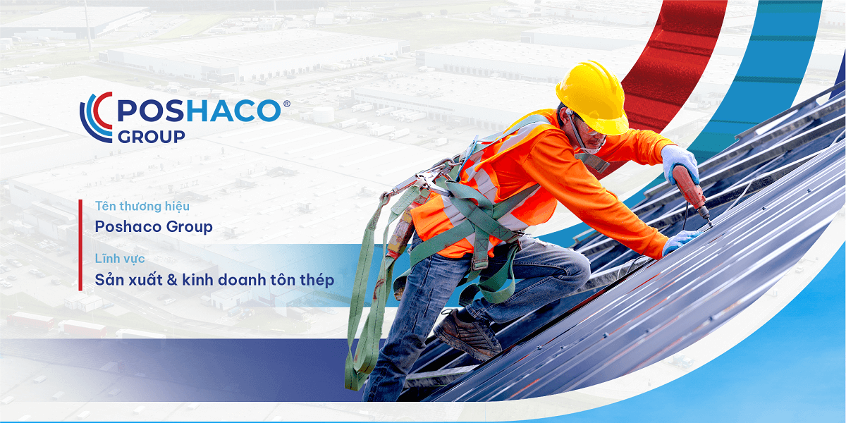 Dự án thiết kế logo, thiết kế bộ nhận diện thương hiệu POSHACO Group của Sao Kim Branding - Giới thiệu Poshaco Group