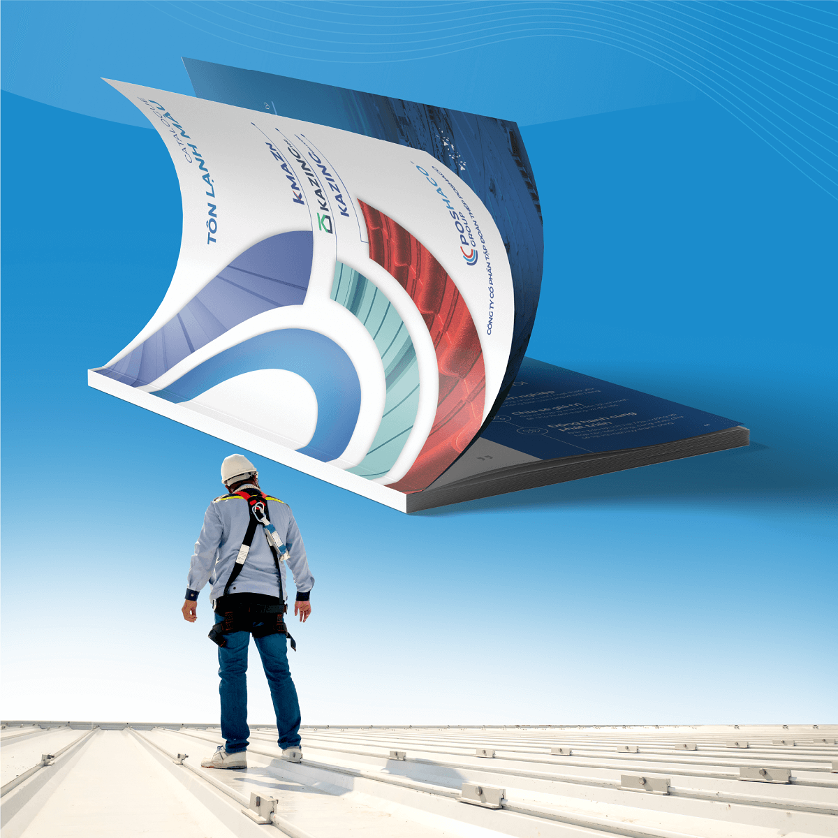 Dự án thiết kế logo, thiết kế bộ nhận diện thương hiệu POSHACO Group của Sao Kim Branding - Hồ sơ năng lực Poshaco Group