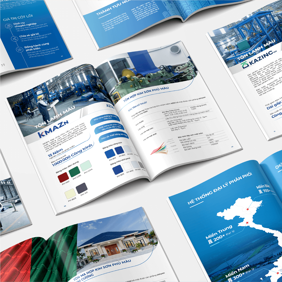 Dự án thiết kế logo, thiết kế bộ nhận diện thương hiệu POSHACO Group của Sao Kim Branding - Hồ sơ năng lực Poshaco Group