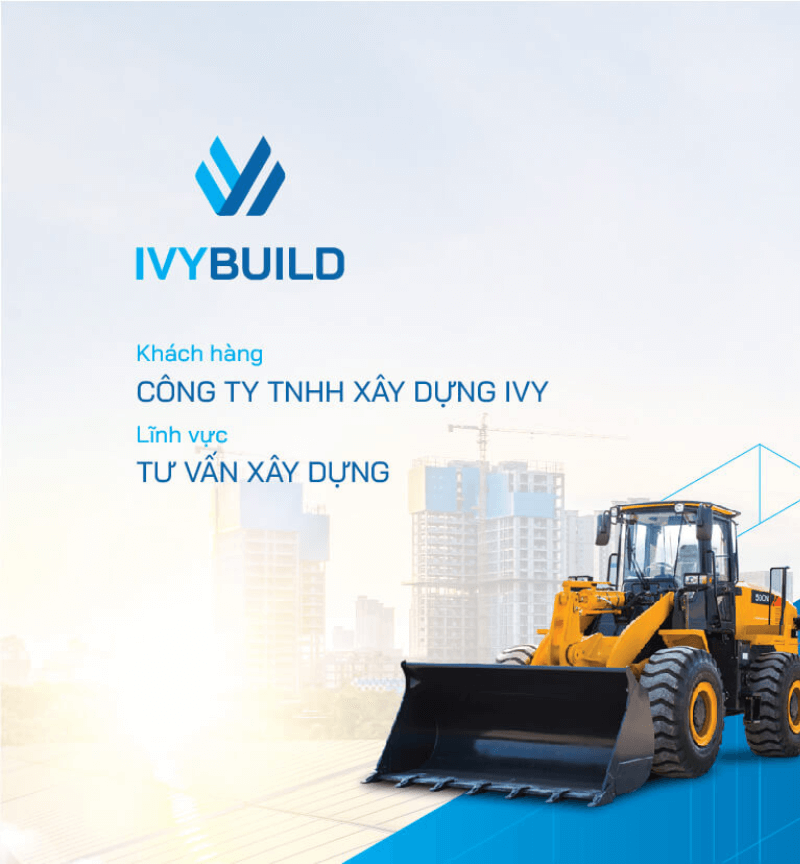 Dự án Thiết kế logo, thiết kế nhận diện thương hiệu IVYBUILD của Sao Kim Branding