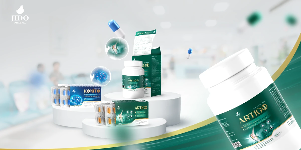 Dự án thiết kế bao bì nhãn mác sản phẩm Artigo Jido Pharma