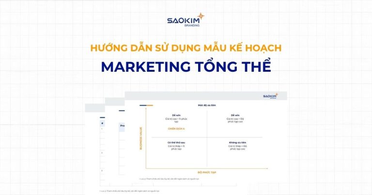 Hướng dẫn sử dụng mẫu kế hoạch Marketing Tổng Thể