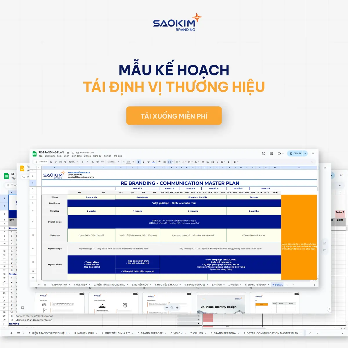 Mẫu kế hoạch Re-Branding