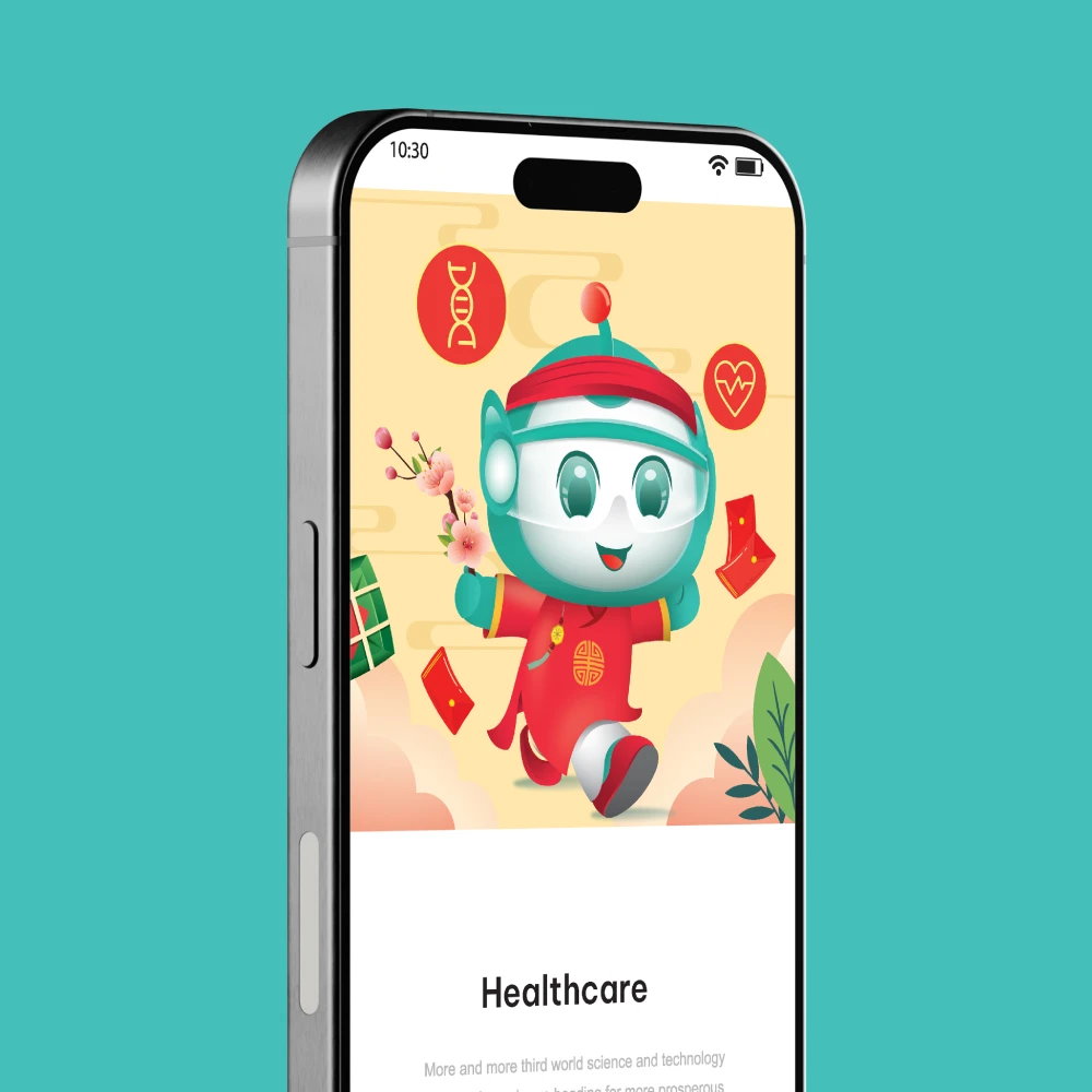 Thiết kế Mascot Ajinomoto - Ứng dụng vào banner mobile app