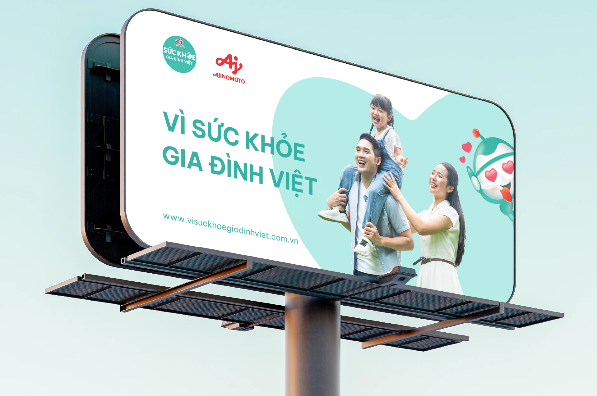 Thiết kế Mascot Ajinomoto - Ứng dụng trong OOH