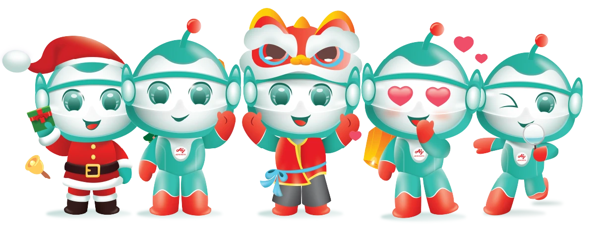 Dự án Thiết kế Mascot Ajinomoto - Sao Kim Branding